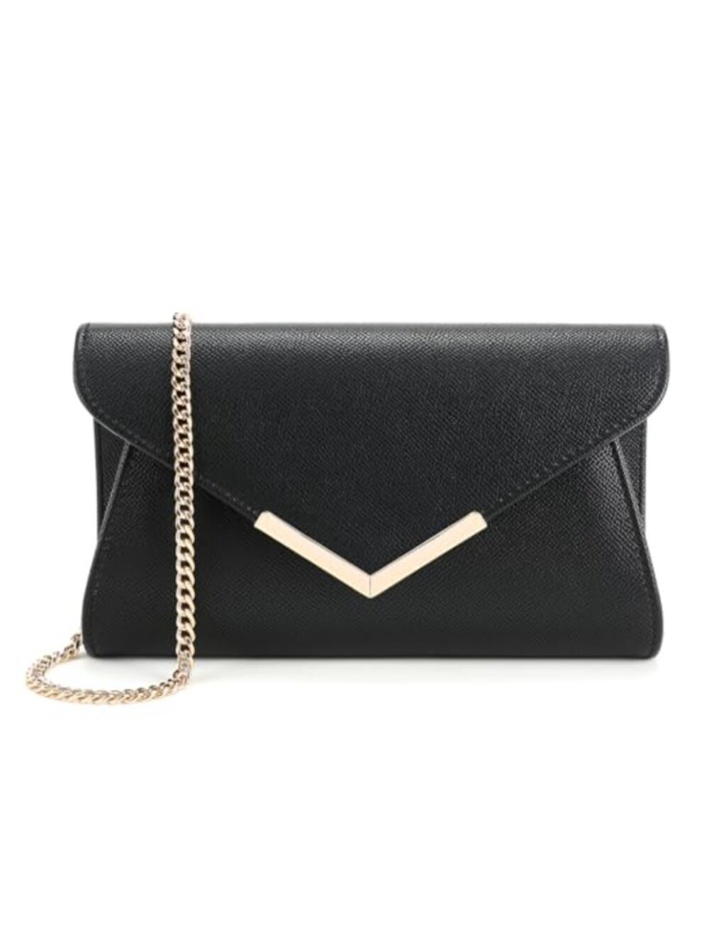 Metallic Leather Clutch Purse Evening Bag for Wedding Formal